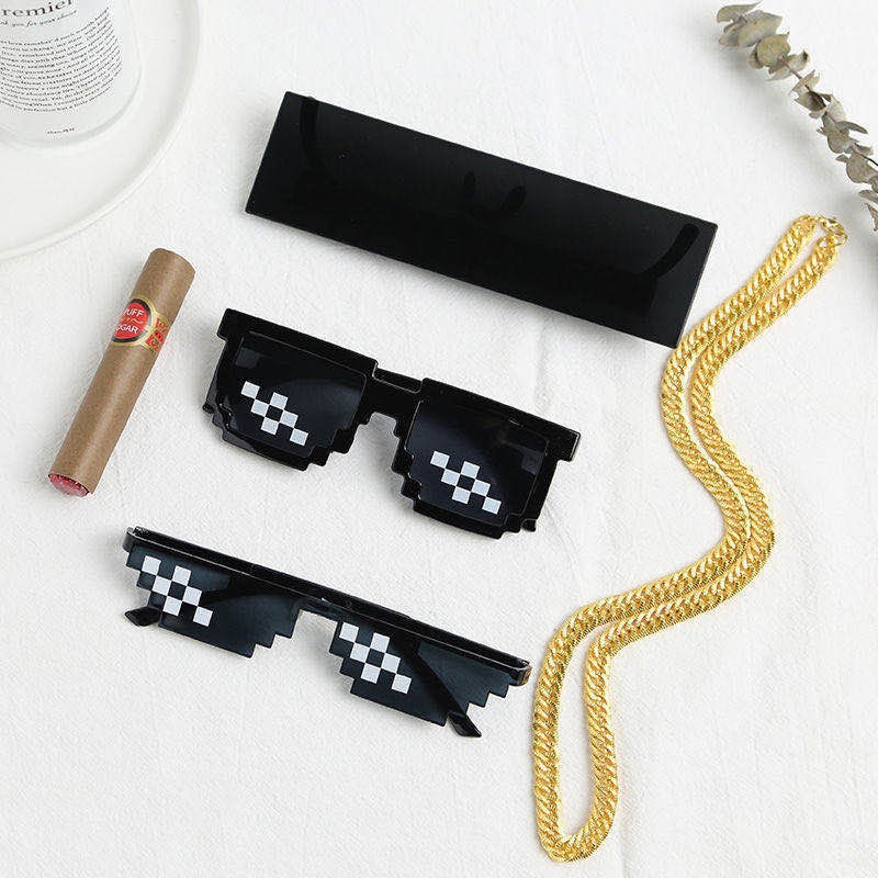 Kính râm Polygonal Thug Life – 8-Bit Pixel Retro UV400 Shades | Shopee ...
