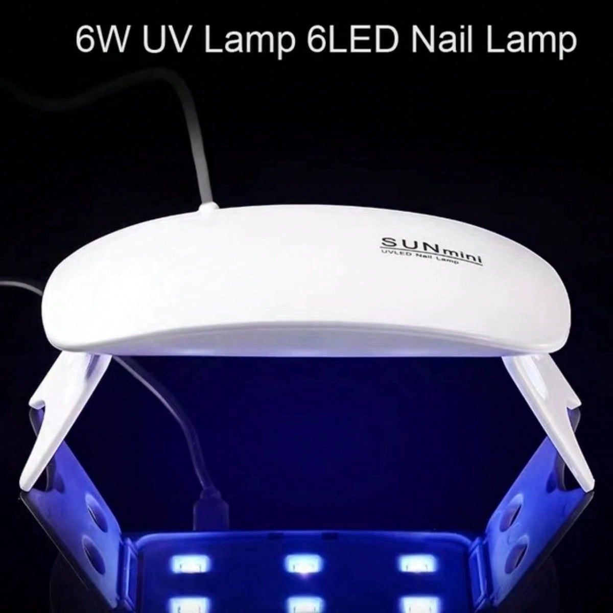 Product image 1 Đèn Sấy Khô Móng Tay mini 6w Bằng Tia uv / led Sạc micro usb Tiện Dụng Cho Gia Đình 4
