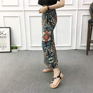 Chân Váy midi Dài In Hoa Một Mảnh Phong Cách Thái Lan Dành Cho Nữ