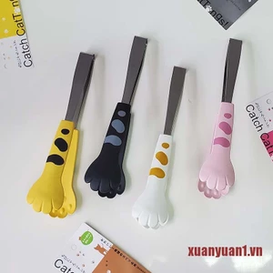 Kẹp thức ăn hình chân bằng thép không gỉ dễ thương