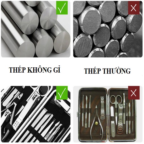 Bộ Dụng Cụ Cắt Móng Tay 10, 12, 19, 20 Món Bằng Thép Không Gỉ-  Bộ Bấm Móng Tay Làm Nail Cao Cấp 39
