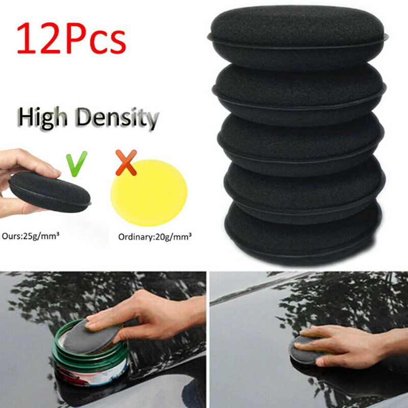 Bộ 12 miếng bọt biển đánh bóng ô tô Hl