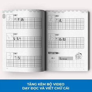 Sách - Tập Viết Tiếng Nhật Bảng Chữ Cái Hiragana Cho Người Tự Học