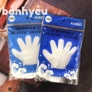 Túi 100 Găng Tay Nilong Dùng 1 Lần Tiện Dụng - DC46