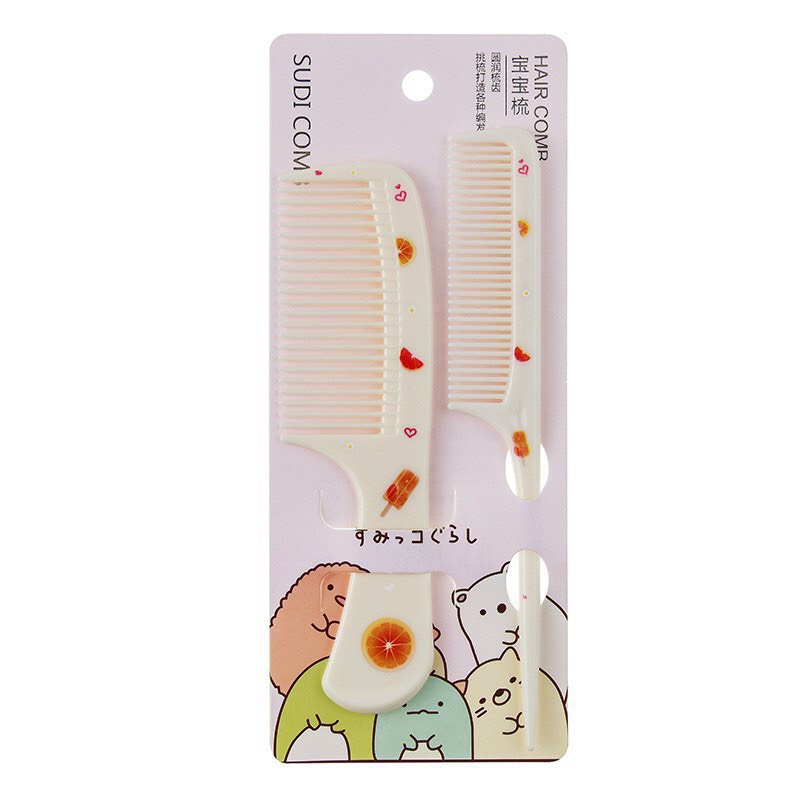 Set 2 lược tạo kiểu tóc họa tiết dâu tây 🌸FREESHIP🌸đuôi nhọn lược cô gái lược cài tóc lược nhỏ(GIAO MÀU NGẪU NHIÊN