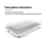 Ốp lưng máy tính xách tay mờ mờ mờ siêu mỏng cho MacBook Neo Air Pro M1 M2 M3 M4 M5 / Bảo vệ toàn diện Vỏ bảo vệ máy tính xách tay