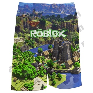 * ENX * Quần Short Trẻ Em ROBLOX In Game Bé Trai Đáy Thời Trang Full In Họa Tiết 3D Quần