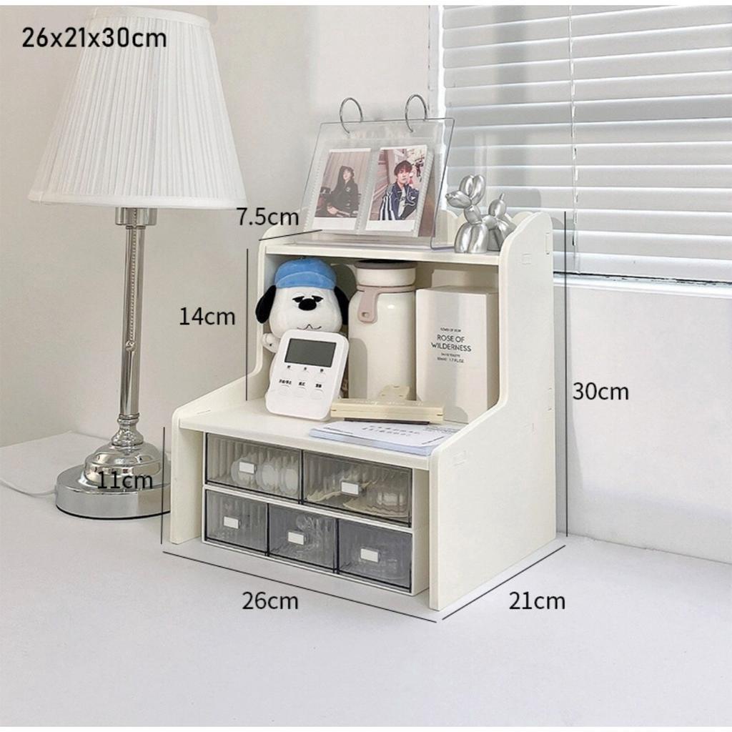 Kệ Để Bàn Hai Tầng Đơn Giản Phù Hợp Cho Văn Phòng / Ký Túc Xá / Bàn Học