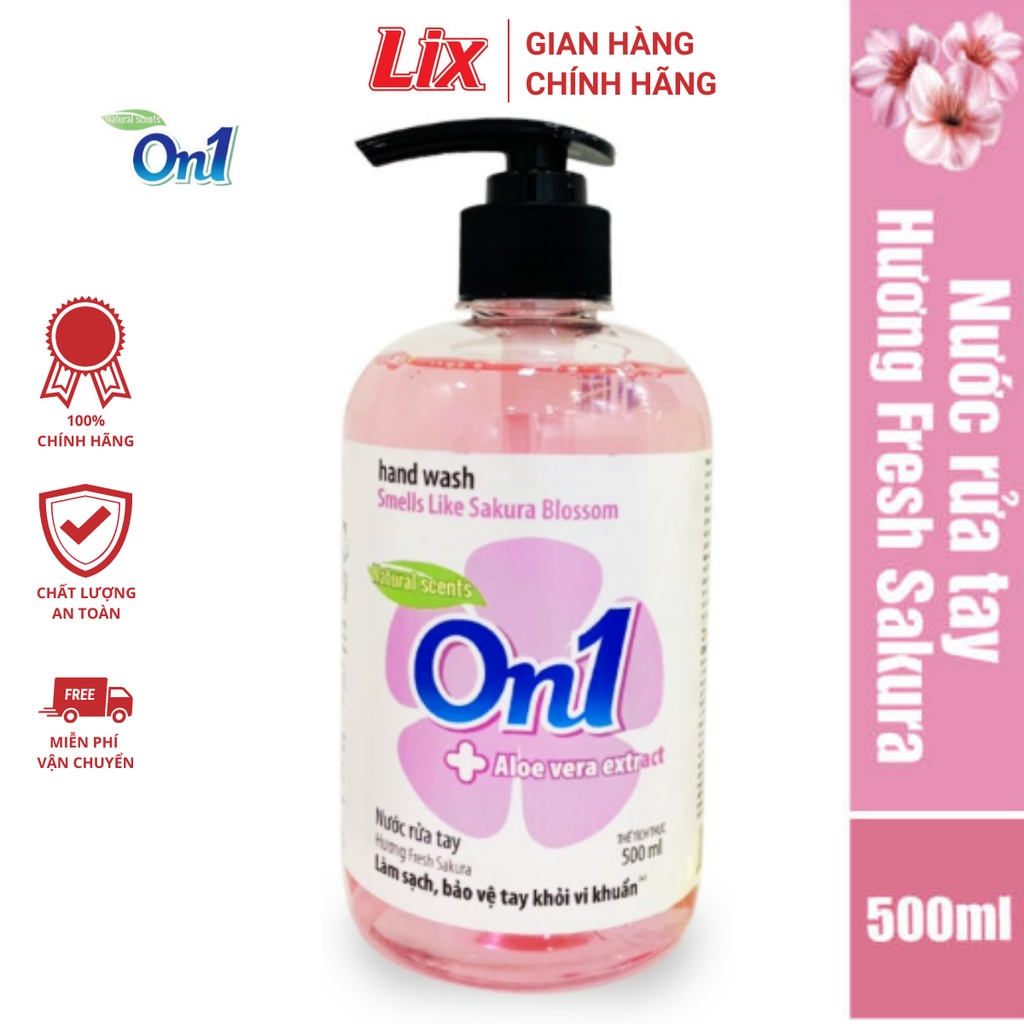 Nước rửa tay sạch khuẩn 500ml hương Fresh Sakura RT506 Lixco Việt Nam