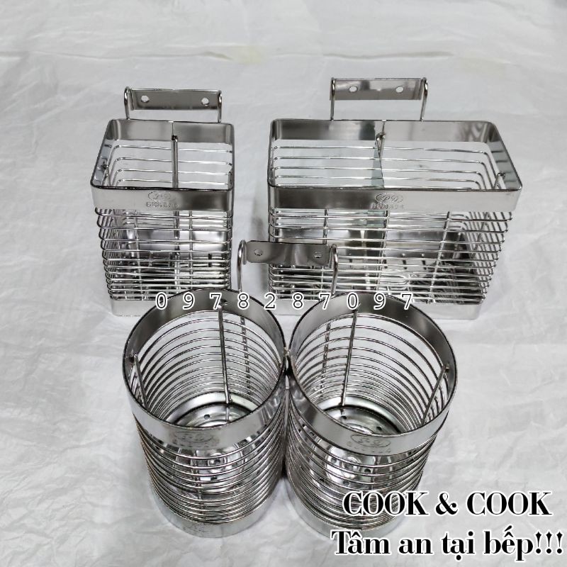 Ống đũa inox SUS 304 cao cấp đủ loại 1 vuông, đôi vuông, đôi tròn ...