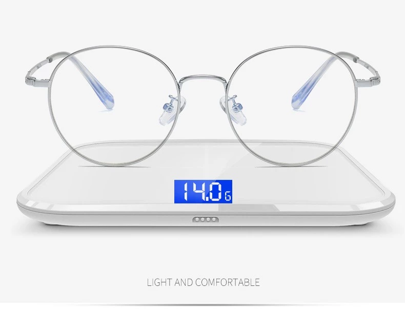 Kính cận tròn kim loại 7K29203 mẫu 2