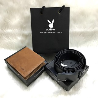 Combo ví + thắt lưng/ dây nịt nam khóa tự động có hộp đựng và túi tặng kèm