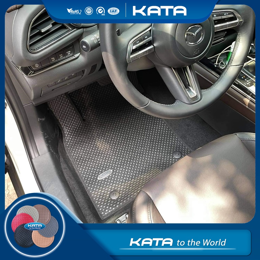 Thảm lót ô tô KATA cho xe Mazda CX-30 (2021-2025) - Khít với sàn, Chống trơn, Không mùi, Không ẩm mốc