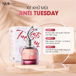 ( Chính Hãng} Xịt ngăn mùi ANTI TUESDAY NLS lưu hương quyến rũ - Hiền Lê 30ml