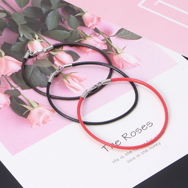 Vòng Tay Da Bện Nhiều Màu coo Mobster clasp