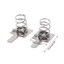 Yjcnelcr 100 Chiếc AA AAA Chuyển Đổi Tích Cực Sang Âm Lò Xo Tiếp Xúc Tấm Niken Cho Bộ Sạc Điều Khiển Từ Xa