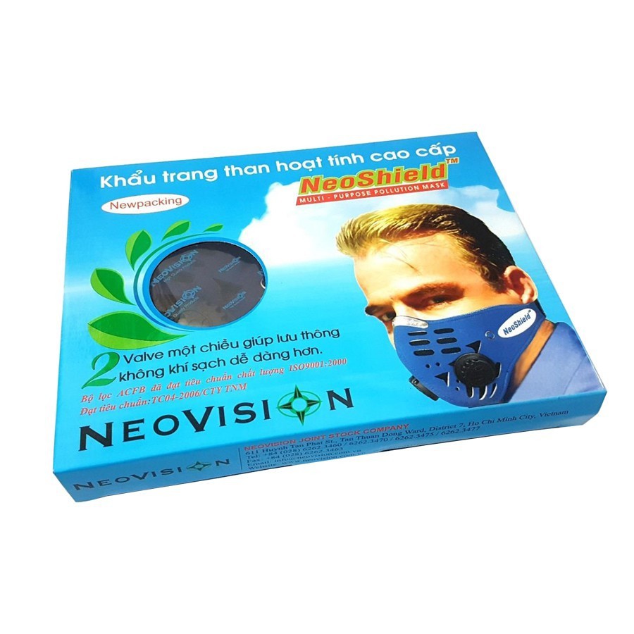 [CHÍNH HÃNG] Khẩu Trang Than Hoạt Tính Cao Cấp NEOSHIELD Chống Ô Nhiễm ...