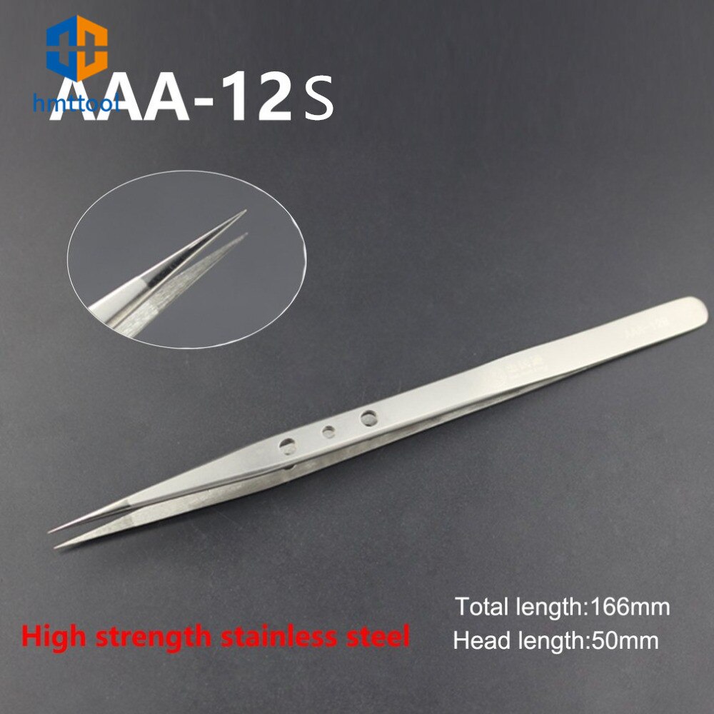 AAA-12S / 14S / 15S SFDER Bộ Nhíp Cứng Chính Xác Bằng Thép Không Gỉ Cho Điện Thoại Di Động Mainboard Dụng Cụ Sửa Chữa