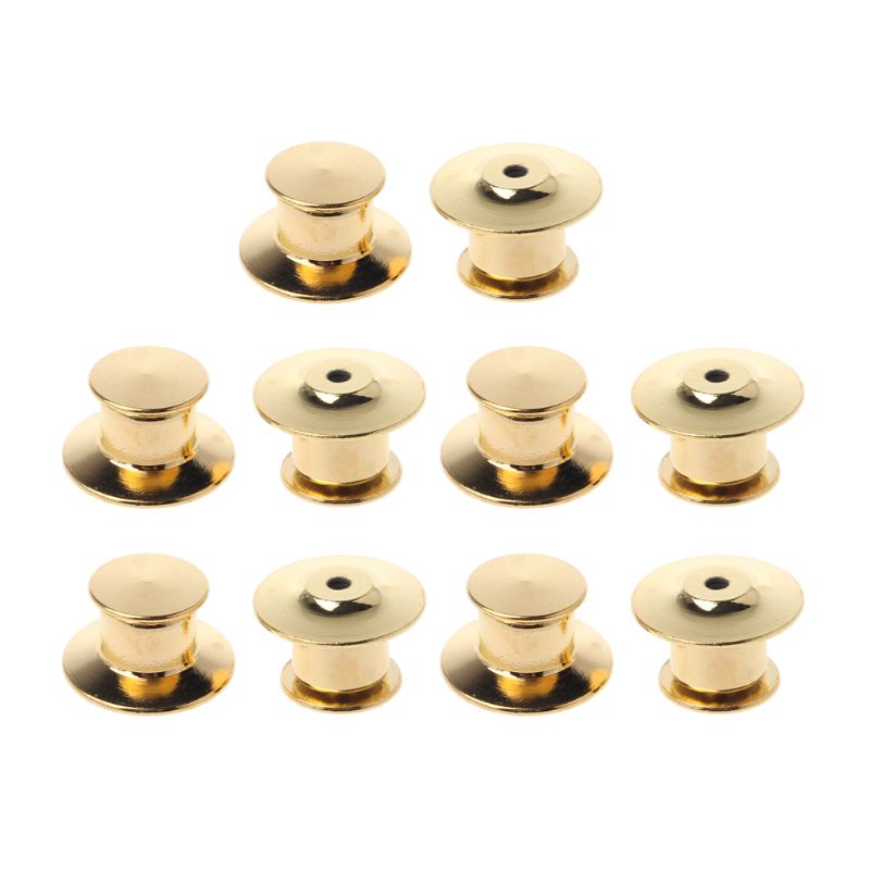 Pin lưng kim loại thay thế - 10 chiếc