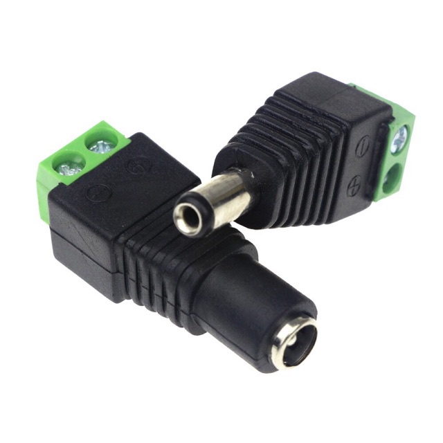 Jack nguồn DC đực và Jack DC cái