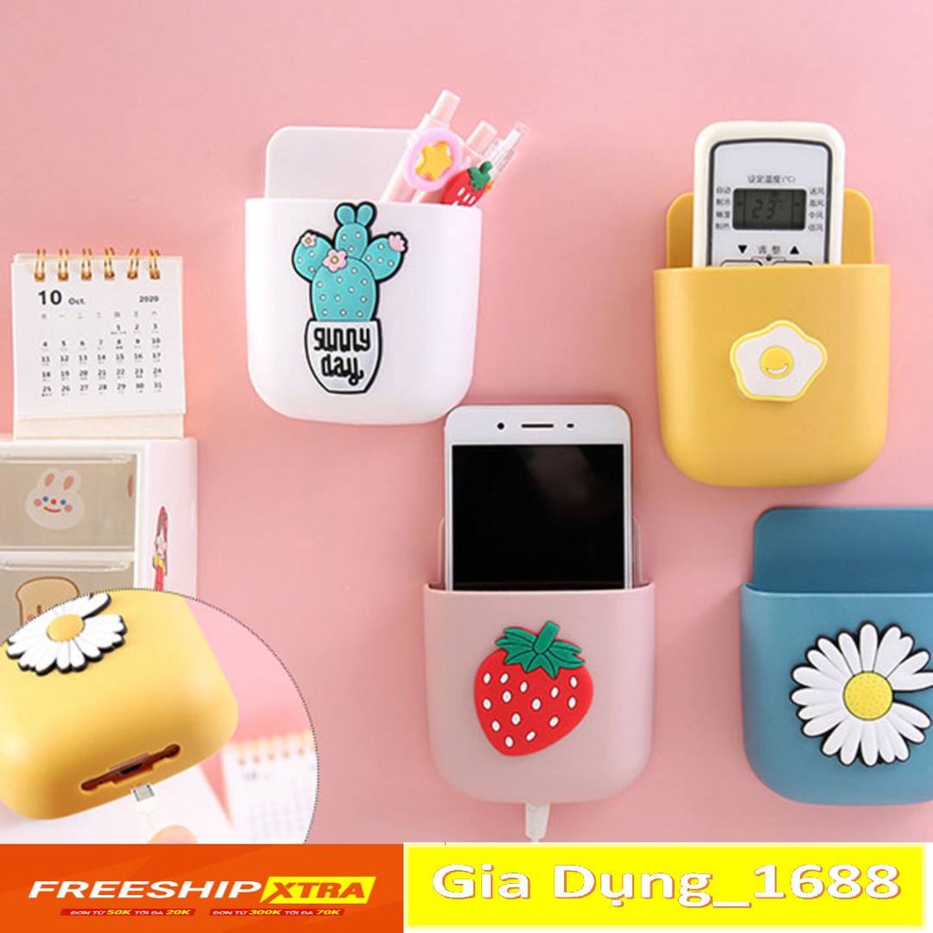 Hộp đựng điều khiển điều hòa TV💚CAM KẾT CHUẨN💚 Hộp nhựa đựng đồ dán tường (tuyển    )
