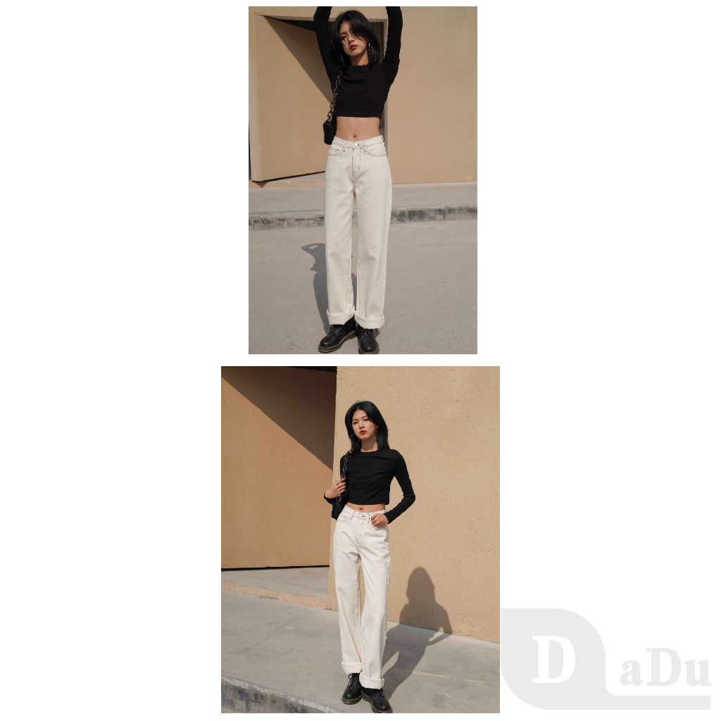 Ảnh Quần jeans ống rộng thời trang dành cho nữ 2