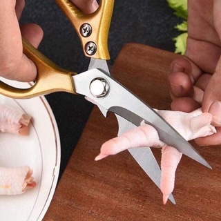 Kéo Cắt Gà Nhà Bếp Lưỡi Thép Siêu Bén Không Gỉ