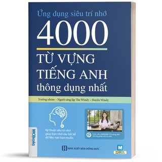 Sách - Ứng Dụng Siêu Trí Nhớ 4000 Từ Vựng Tiếng Anh Thông Dụng Nhất