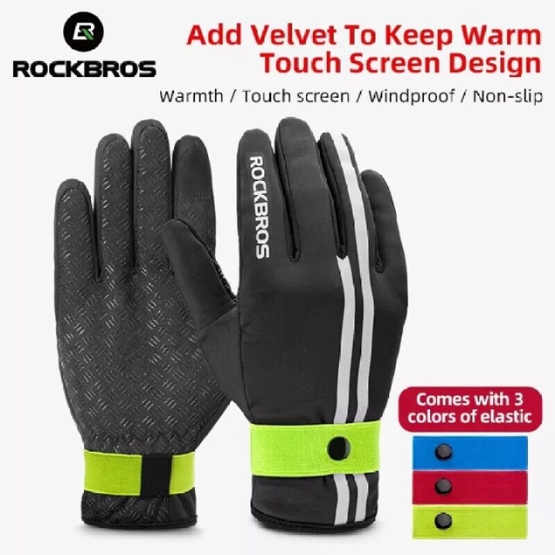 [Mã CLS2403F giảm 30k đơn 150k] Cặp Găng Tay Thể Thao ROCKBROS Chống Gió Có Thể Chạm Màn Hình Cảm Ứng