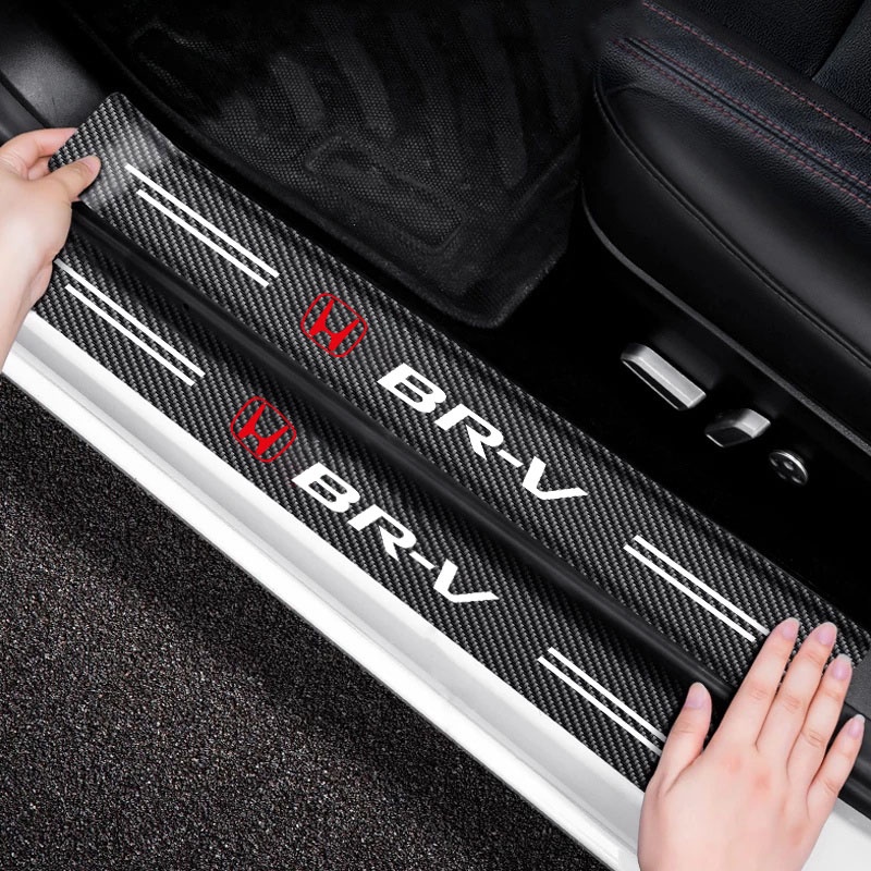 Sticker Sợi Carbon Dán Bảo Vệ Cốp Xe Hơi Honda BRV Chống Trầy Xước Tiện Dụng