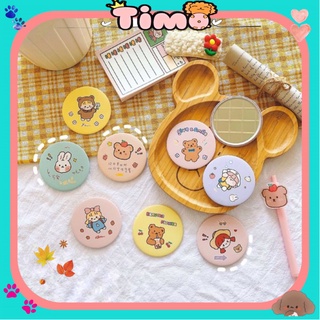 Gương Mini Trang Điểm Cầm Tay Tròn Nhỏ PK65GUONG