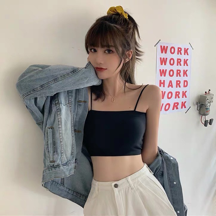 Áo Bra Quây Đúc Su Trơn Áo 2 Dây 8881