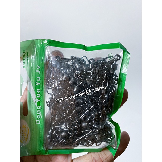 (3 CÁI) KHOÁ LINK CÂU CÁ CHỐNG XOẮN PK1 (LOẠI TỐT)