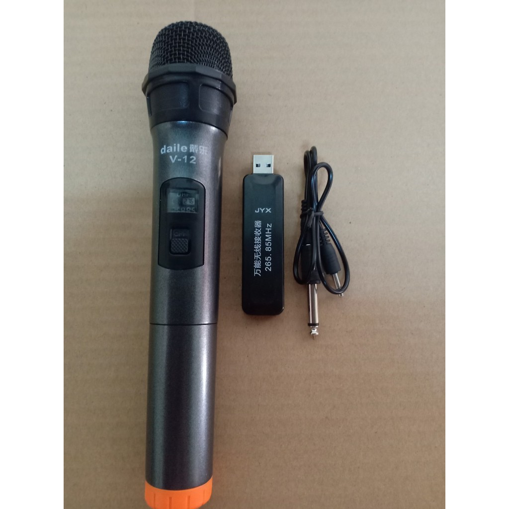 Micro không dây Daile V12 dành cho loa kéo, blutooth | Shopee Việt Nam