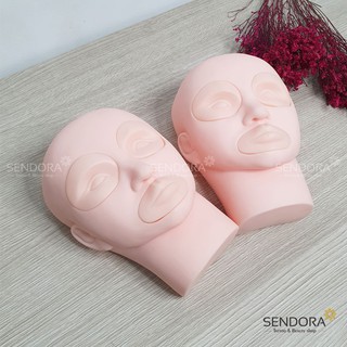 Đầu manocanh học phun xăm, nối mi, massage