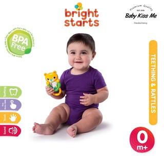 Gặm Nướu Đồ Chơi Kèm Lục Lạc Tập Cầm Nắm Chất Liệu An Toàn Cho Bé - Bright Starts