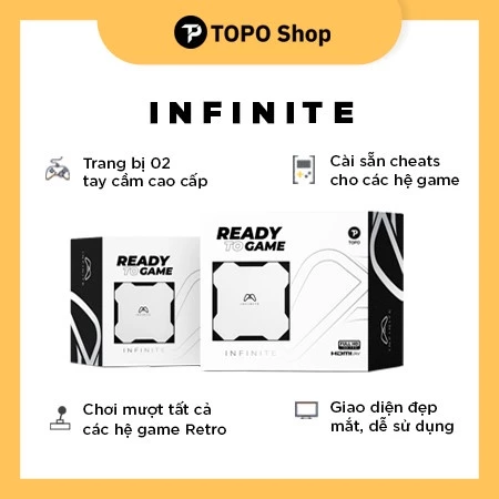 Máy chơi game TOPO INFINITE - Chơi mượt tất cả các hệ game Retro kèm tính năng tăng tốc game và nhập mã lệnh — ảnh 1