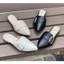 Giày sục mũi nhọn 2 phân phối quai ngang chất liệu xi mờ cao cấp _A017
