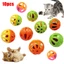Set 10 Bóng Nhựa Đồ Chơi Cho Mèo