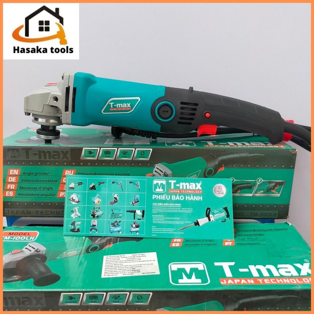 Máy cắt cầm tay Tmax TM-100LH công tắc bóp 1 tấc,chuyên cắt sắt,gạch,gỗ ...