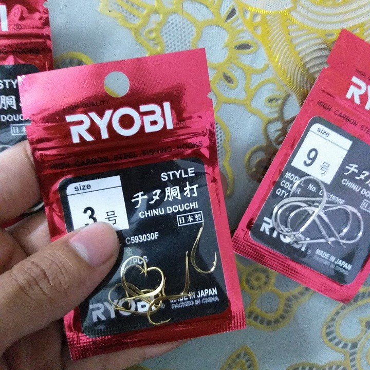 Lưỡi câu Nhật Ryobi Chinu siêu bén - Top1VN vip 679jasdja