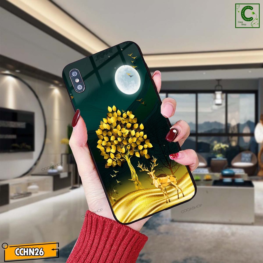 Ốp lưng iphone cao cấp  - Kim tiền vàng may mắn bên hươu tài lộc - 6/6plus/6s/6splus/7/7plus/8/8plus/x/xr/xs/11/12..