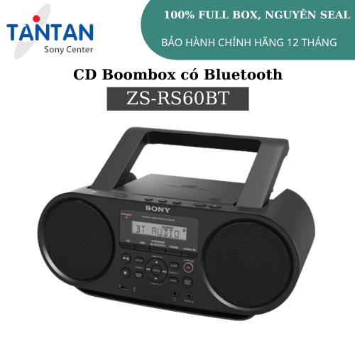 Máy Radio Sony Zs Rs60bt Usb Bluetooth® Nfc™ Fm Phát Cd Ghi