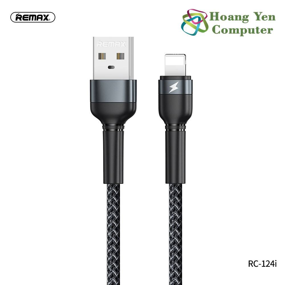 Cáp Sạc Nhanh Remax RC-124i (Dây Dù cho IP Dài 1M) - BH 3 tháng 1 đổi 1 (MÀU SẮC NGẪU NHIÊN)