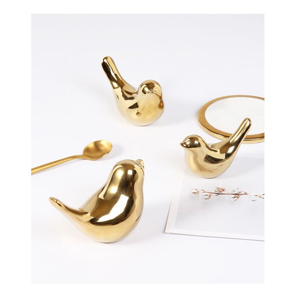 [Vận chuyển nhanh] Chim gốm sứ đơn giản Đồ thủ công hiện đại Trang trí nền phòng khách