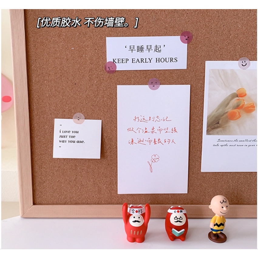 Sticker cute dán sổ mũ bảo hiểm điện thoại laptop trang trí sổ tay DIY bullet journal hình dán chấm bi dễ thương K49