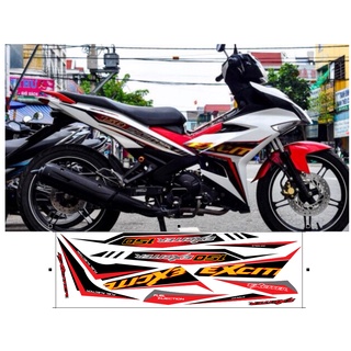 Tem ex 150 trắng đỏ- tem 3 lớp