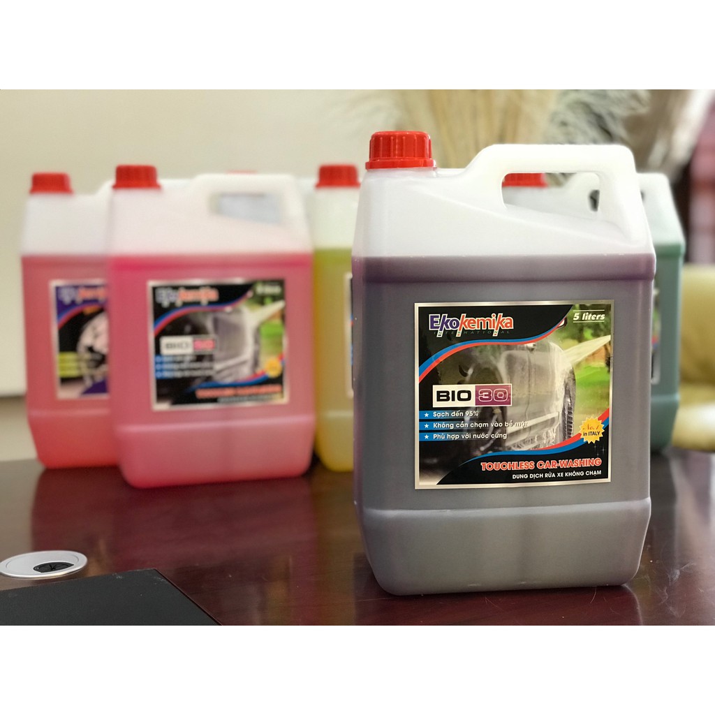 NƯỚC RỬA XE KHÔNG CHẠM CAO ĐẬM ĐẶC CẤP THƯƠNG HIỆU EKOKEMIKA BIO 30-5L