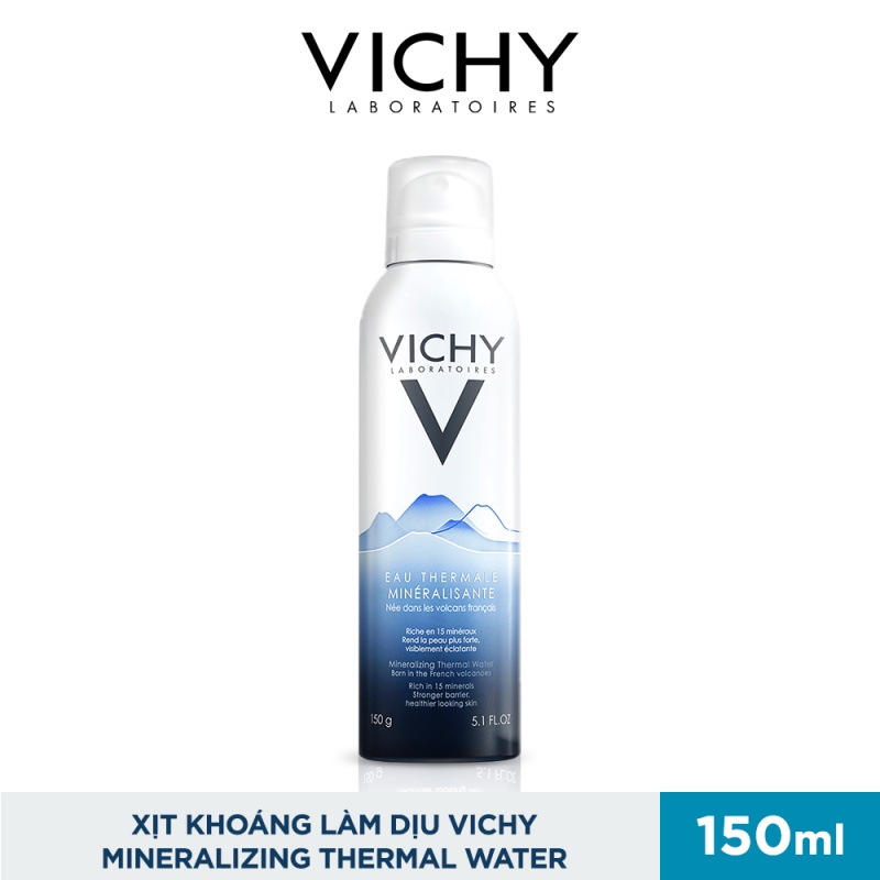 Nước xịt khoáng dưỡng da Vichy Mineralizing Thermal Water 150ml