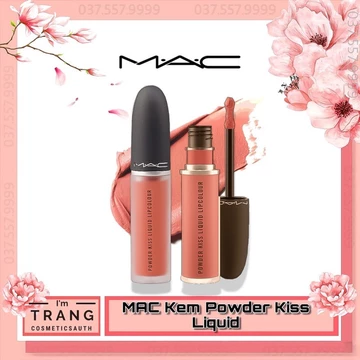 [GIÁ SỈ] Son Mac Kem, Mac Powder Kiss Liquid Lipcolour, BST Son Kem Lì Mac Chính Hãng Full Size 5ml New